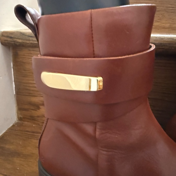 ECCO Modtray Ankle Boot in cognac/ brown leather 39/9/8.5 NWOT - Picture 11 of 14